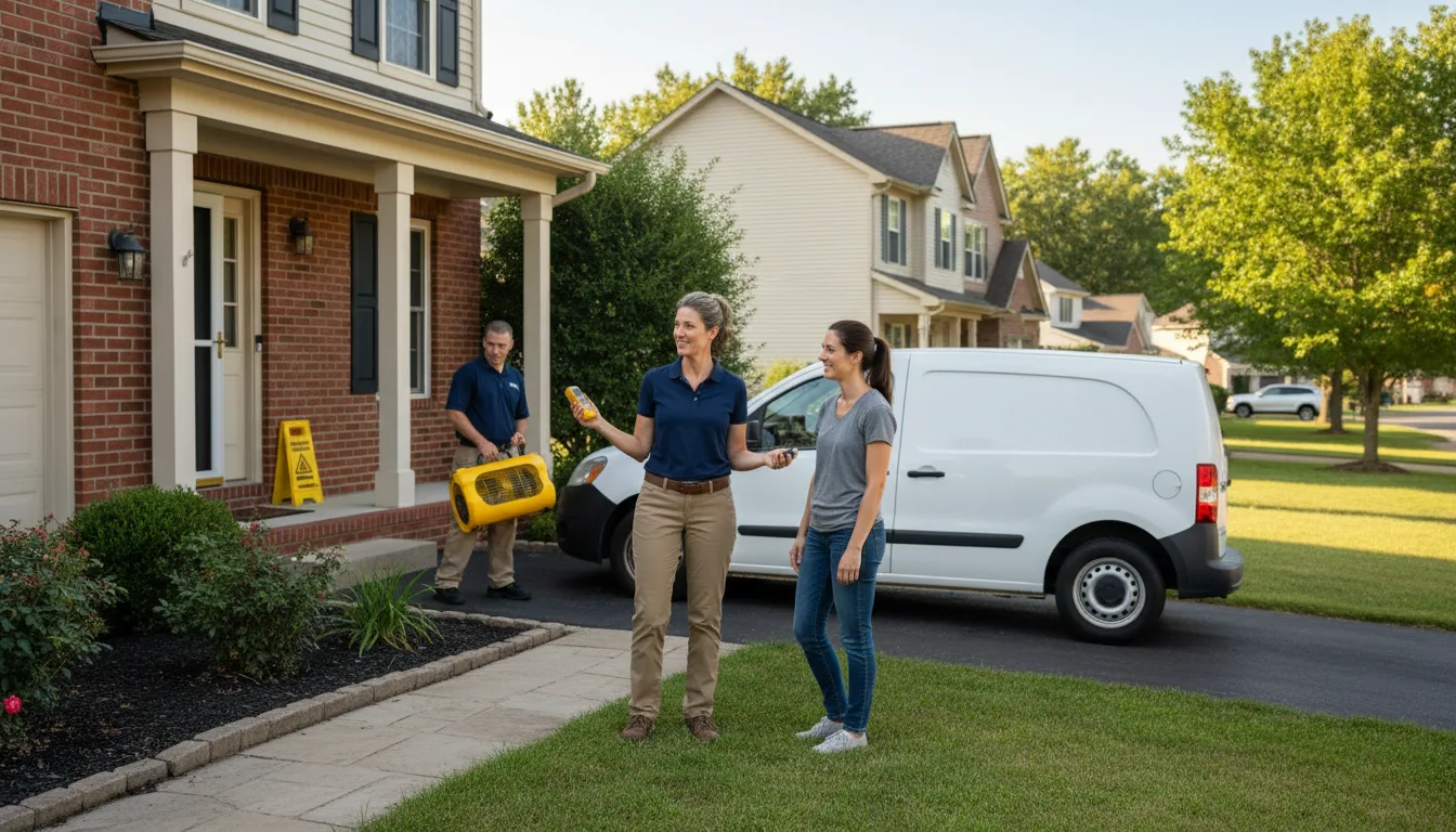 Water restoration image for Mildew Remediation in Maurertown, VA